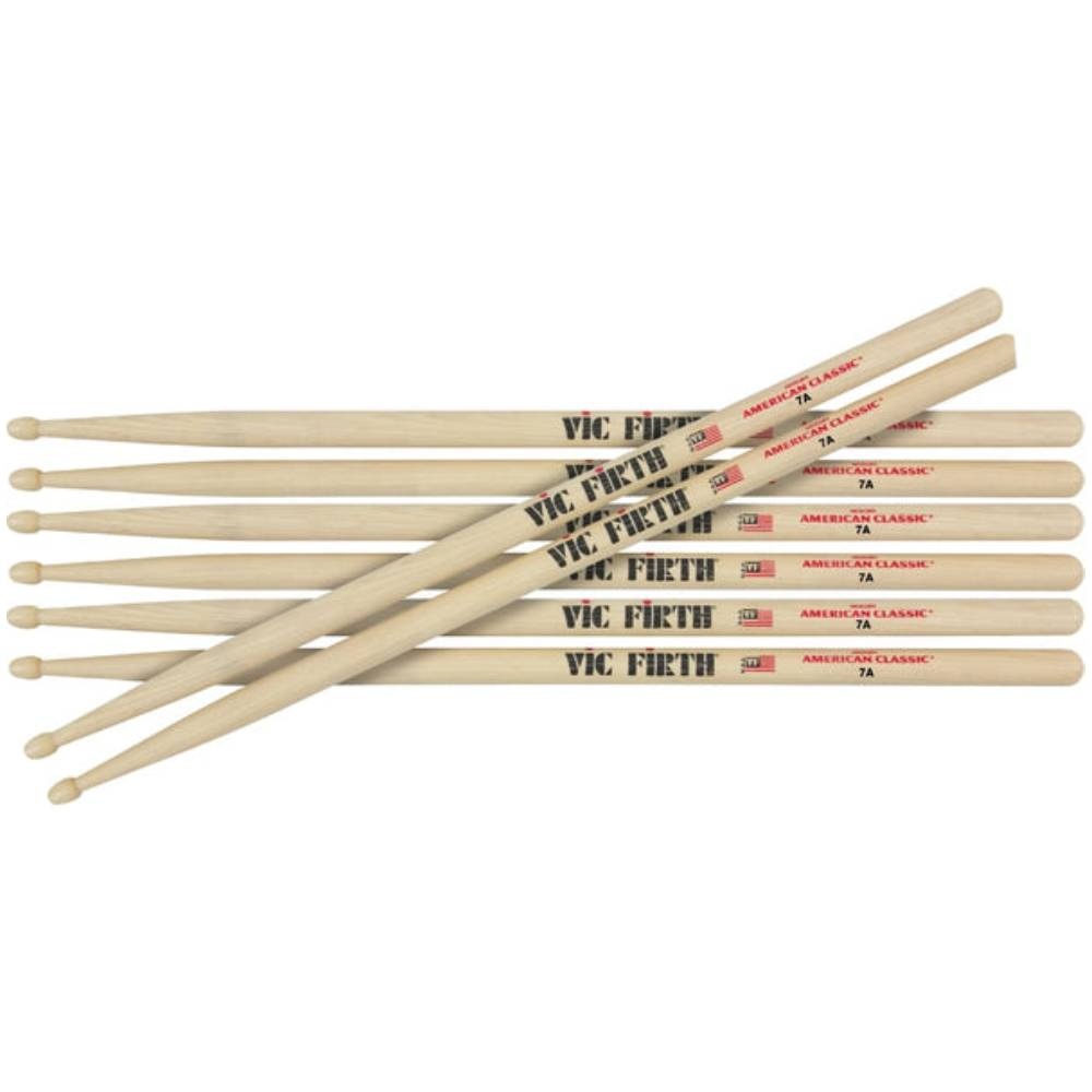VIC FIRTH P7A.3‑7A.1 – American Classic® 7A Serisi 4'lü Baget Paketi