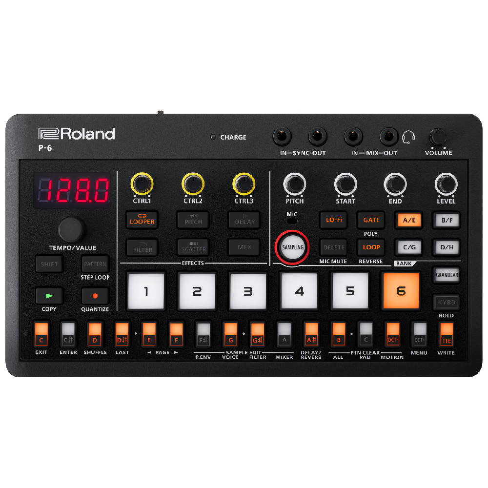 ROLAND P-6 AIRA Compact Creative Sampler
