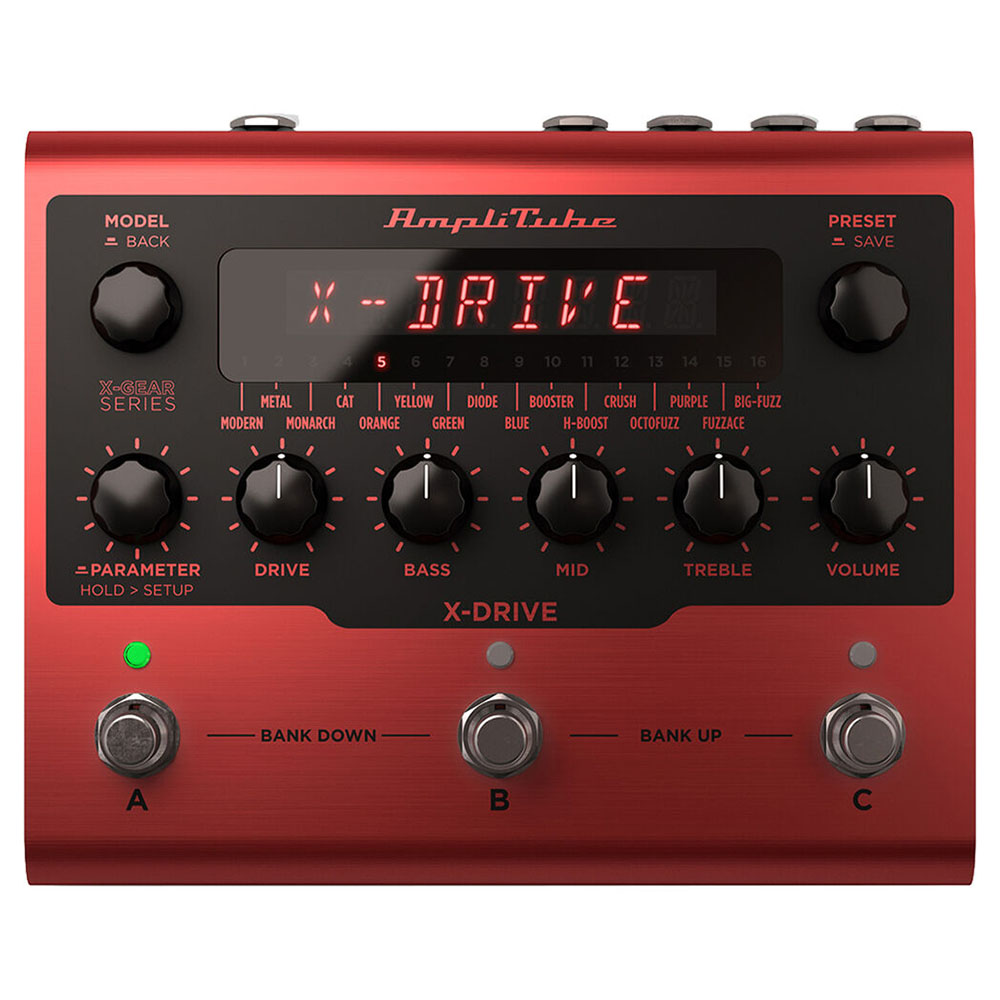 IK Multimedia Amplitube X-Drive Distortion Pedalı