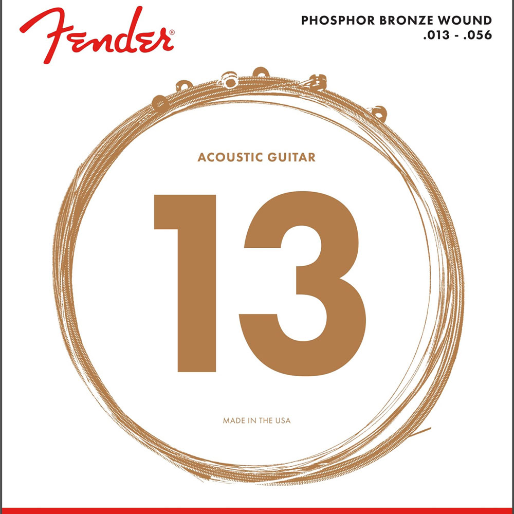 Fender Phosphor Bronze Acoustic Guitar Strings Ball End 60M .013-.056 Gauges String Sets - Akustik Gitar Teli