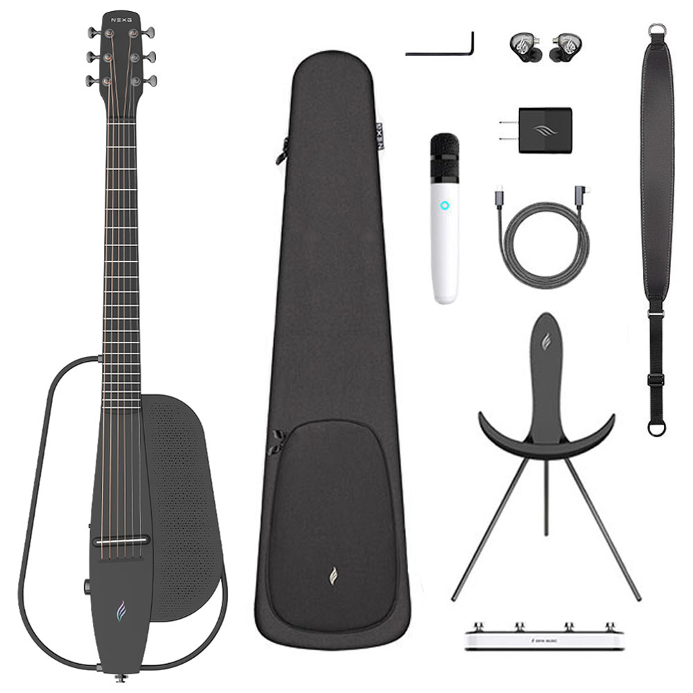 Enya NEXG 2 BK Kablosuz Mikrofonlu ve Aksesuar Paketli Siyah Elektro Akustik Gitar