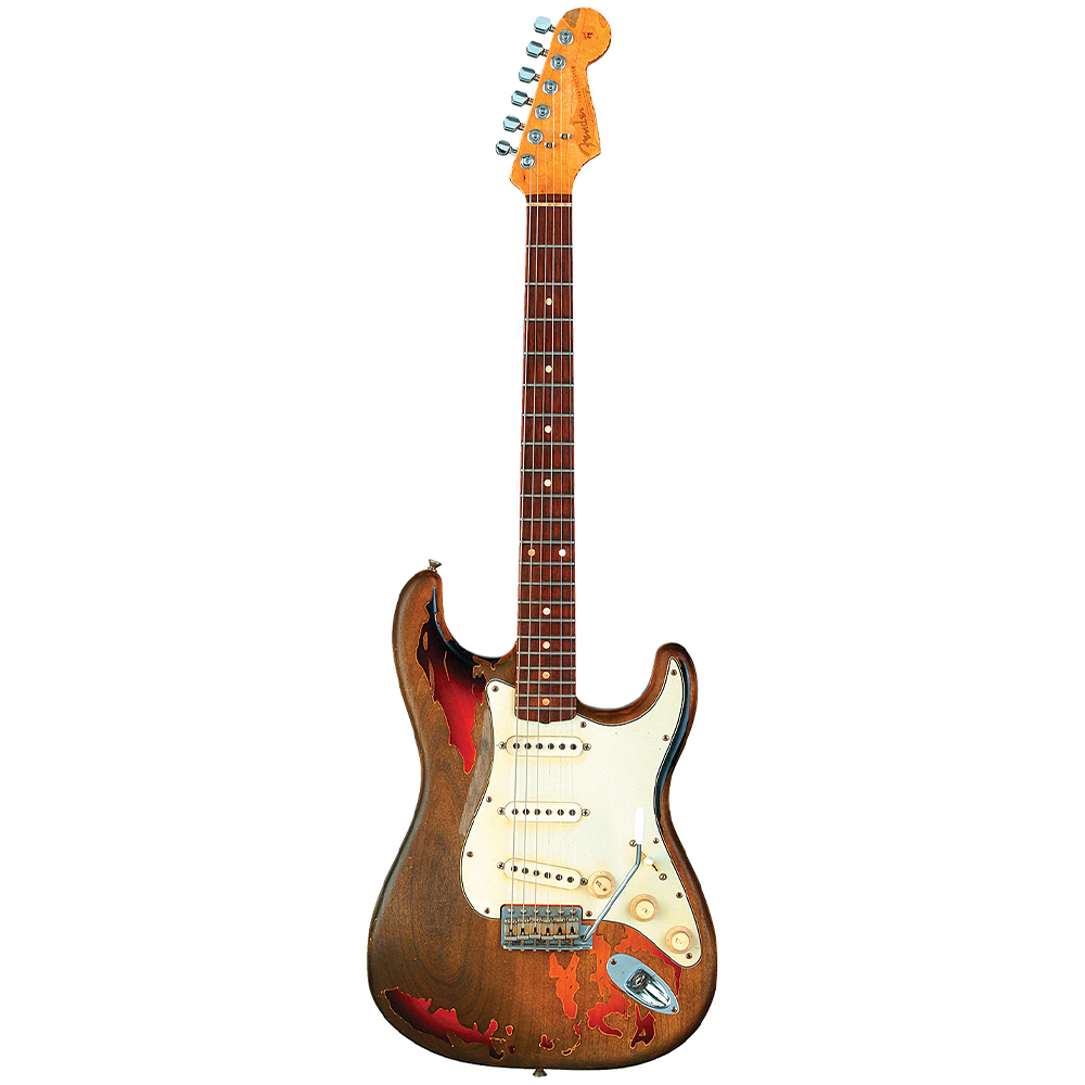 Fender Custom Shop Rory Gallagher Signature Stratocaster Relic Gülağacı Klavye 3-Color Sunburst Elektro Gitar