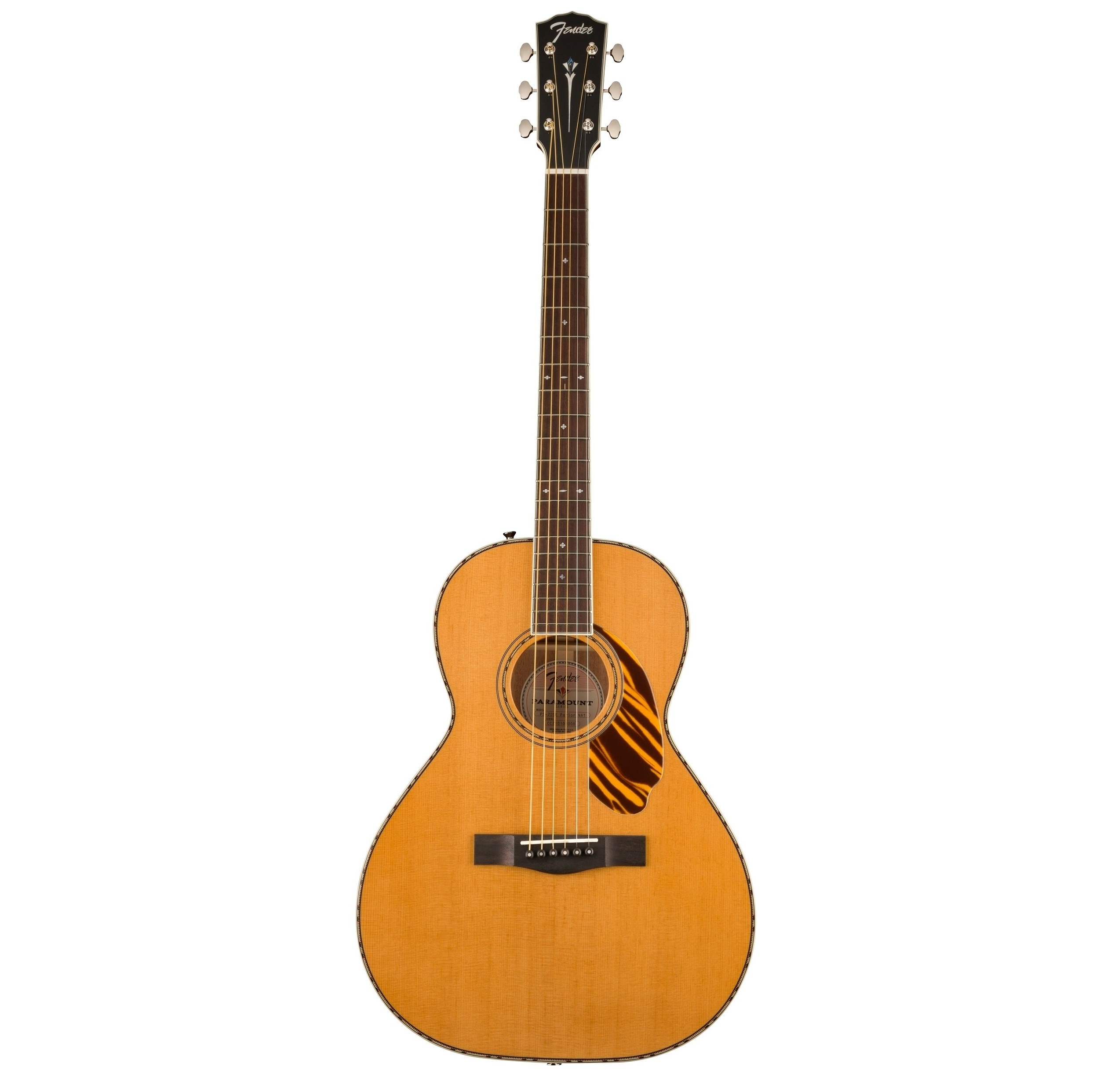 Fender PS-220E Paramount Parlor Ovangkol Klavye Natural Elektro Akustik Gitar