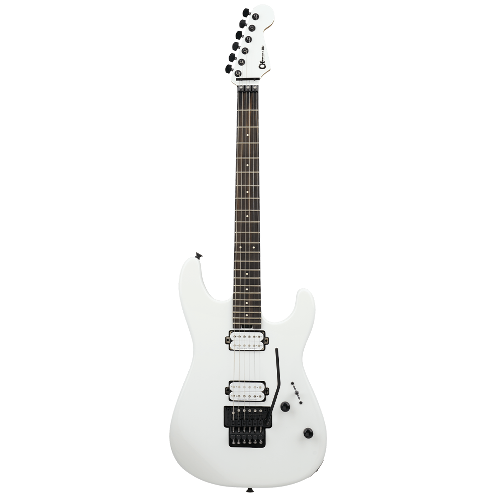 Charvel Pro Mod Plus San Dimas Style 1 HH FR Abanoz Klavye Snow White w/Bag Elektro Gitar