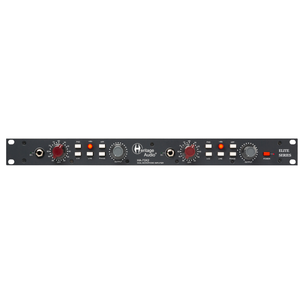 HERITAGE AUDIO HA73X2 Elite ´73 Dual Mikrofon Preamfisi / DI