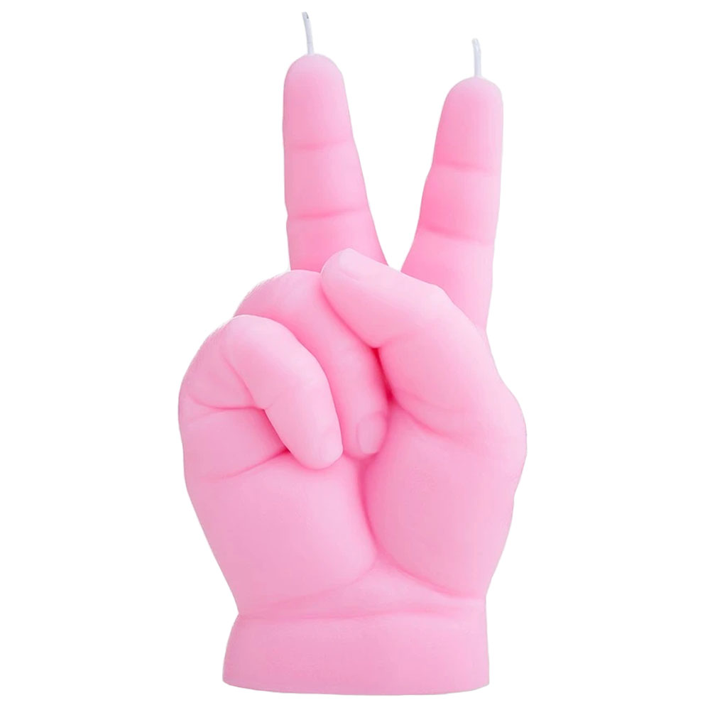 CANDLE HAND Baby Peace Mum Pembe