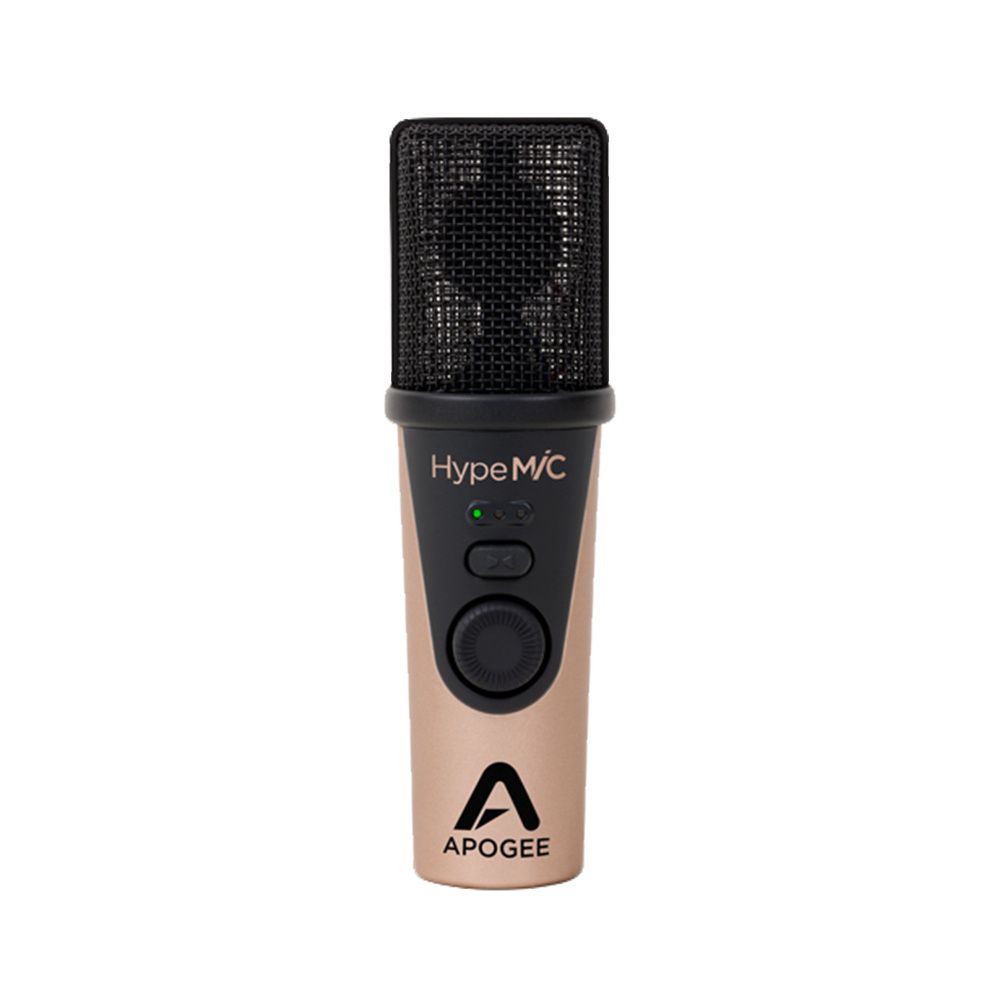 APOGEE HYPE MIC USB Mikrofon (Analog Compressor, iOS, Mac & Windows) (Dahili Taşıma Çantası, Tripod & Stand Adaptörü)