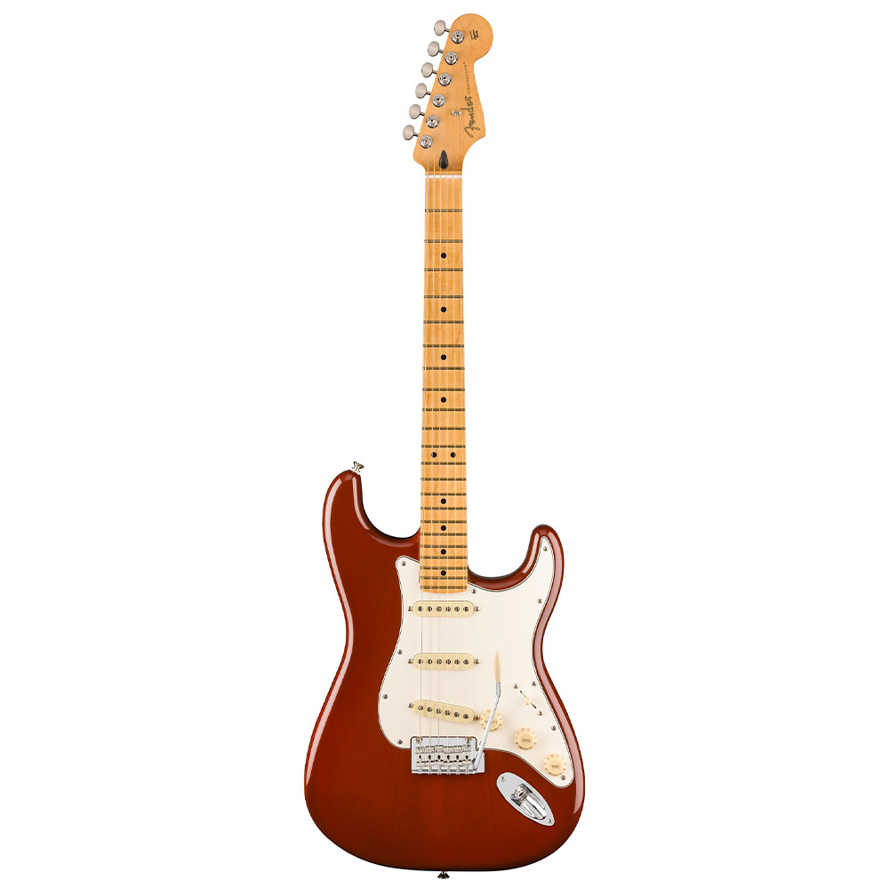 Fender Player II Stratocaster Chambered Mahogany G?de Transparent Mocha Burst Elektro Gitar