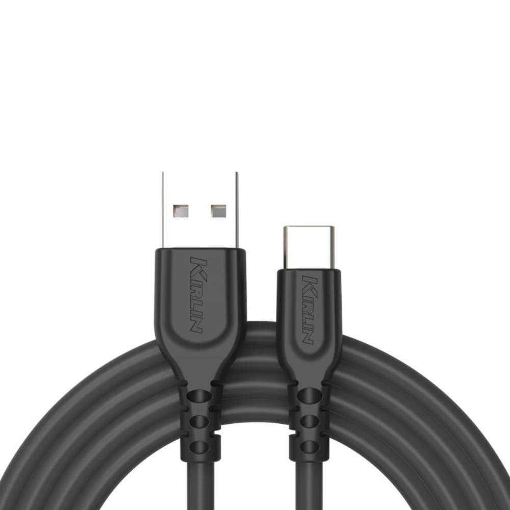 KIRLIN U2-AC-FC-1.5-BK USB A-TYPE C 1.5 Metre Kablo