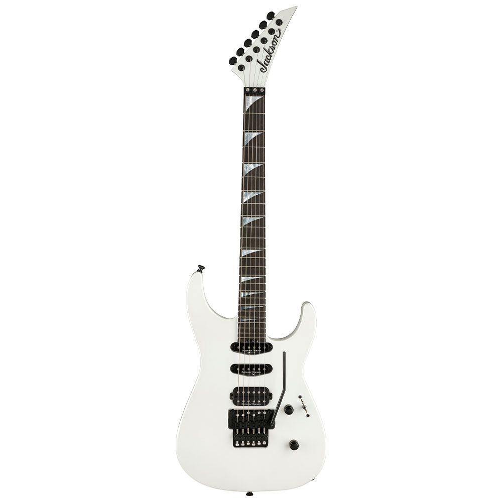 Jackson American Series Soloist SL3 Floyd Rose Abanoz Klavye Beyaz Elektro Gitar