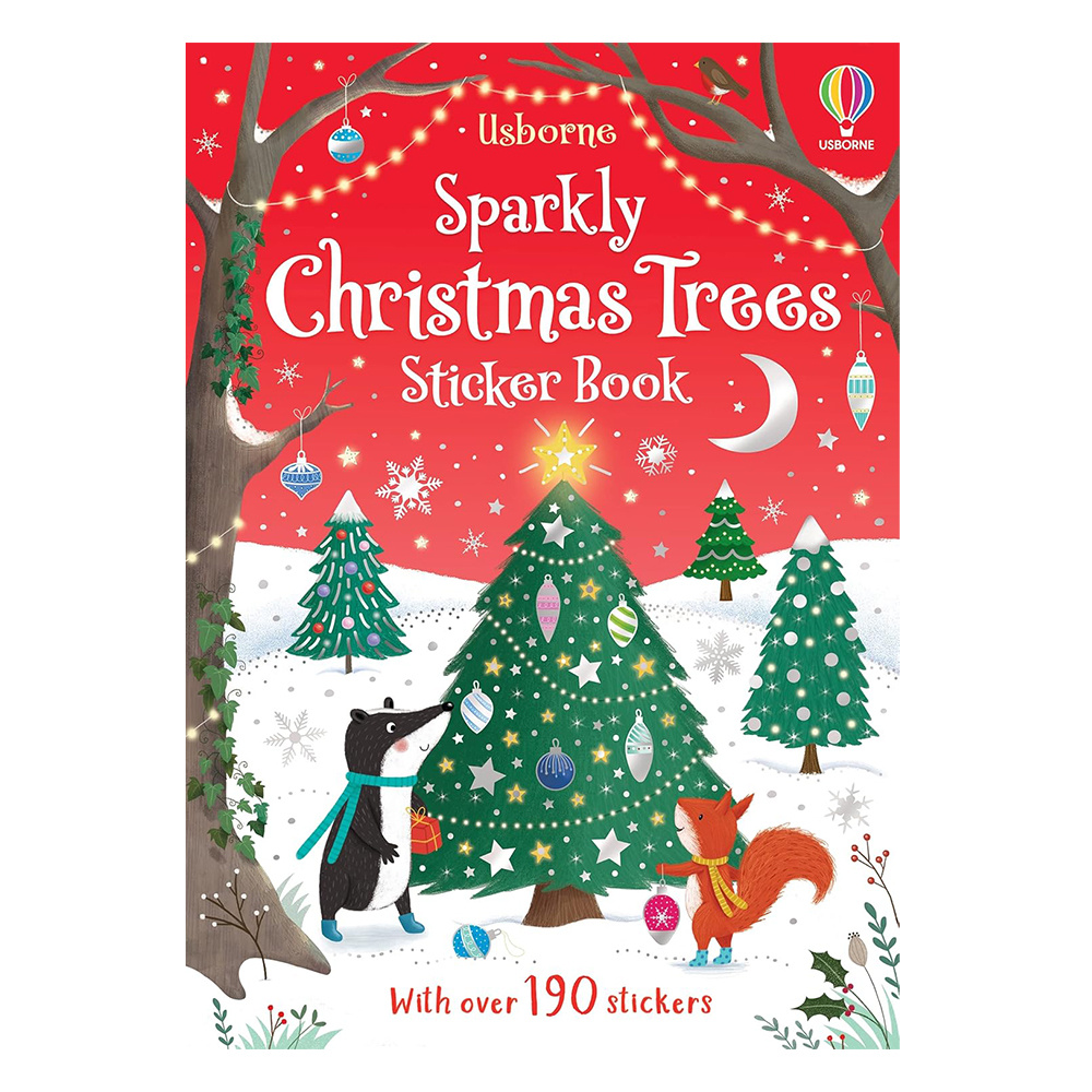 Sparkly Christmas Trees Sticker Book