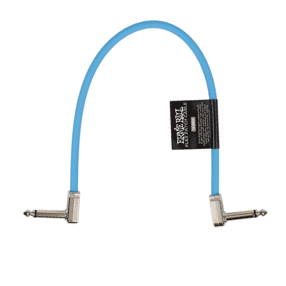 ERNIE BALL P06456 Flex Patch 12in- Cable -Blue