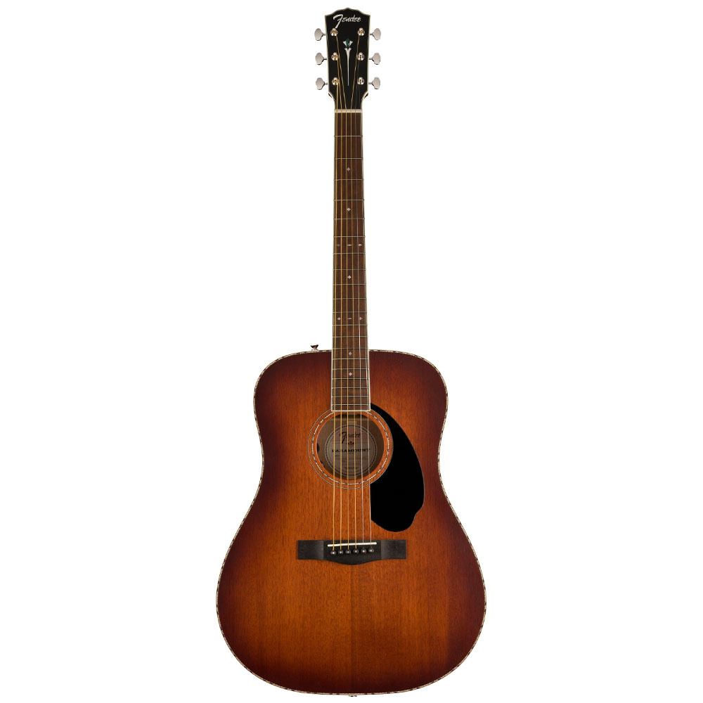 Fender PD-220E Paramount Dreadnought All Mahogany Ovangkol Klavye Aged Cognac Burst Elektro Akustik Gitar