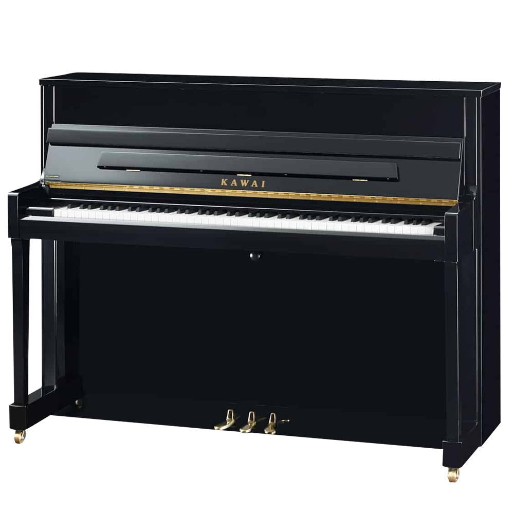 KAWAI K-200 M/PEP Parlak Siyah 114 CM Duvar Piyanosu
