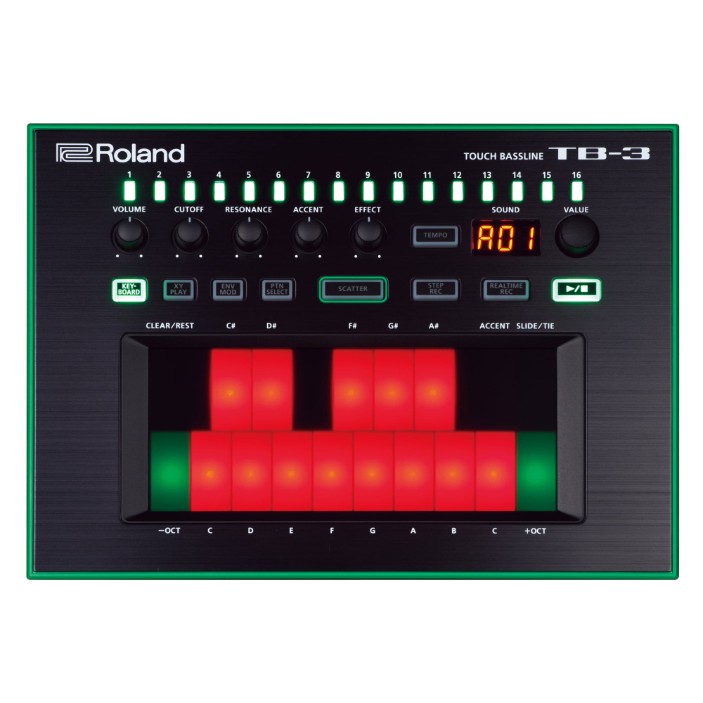 ROLAND AIRA TB-3 Touch Bassline Synthesizer