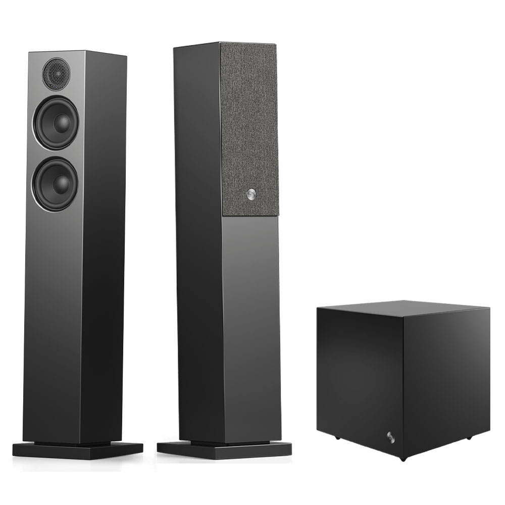 Audio Pro A38+SW-5 Siyah 2+1 Aktif Multiroom Akıllı Ev Hoparlörü Seti