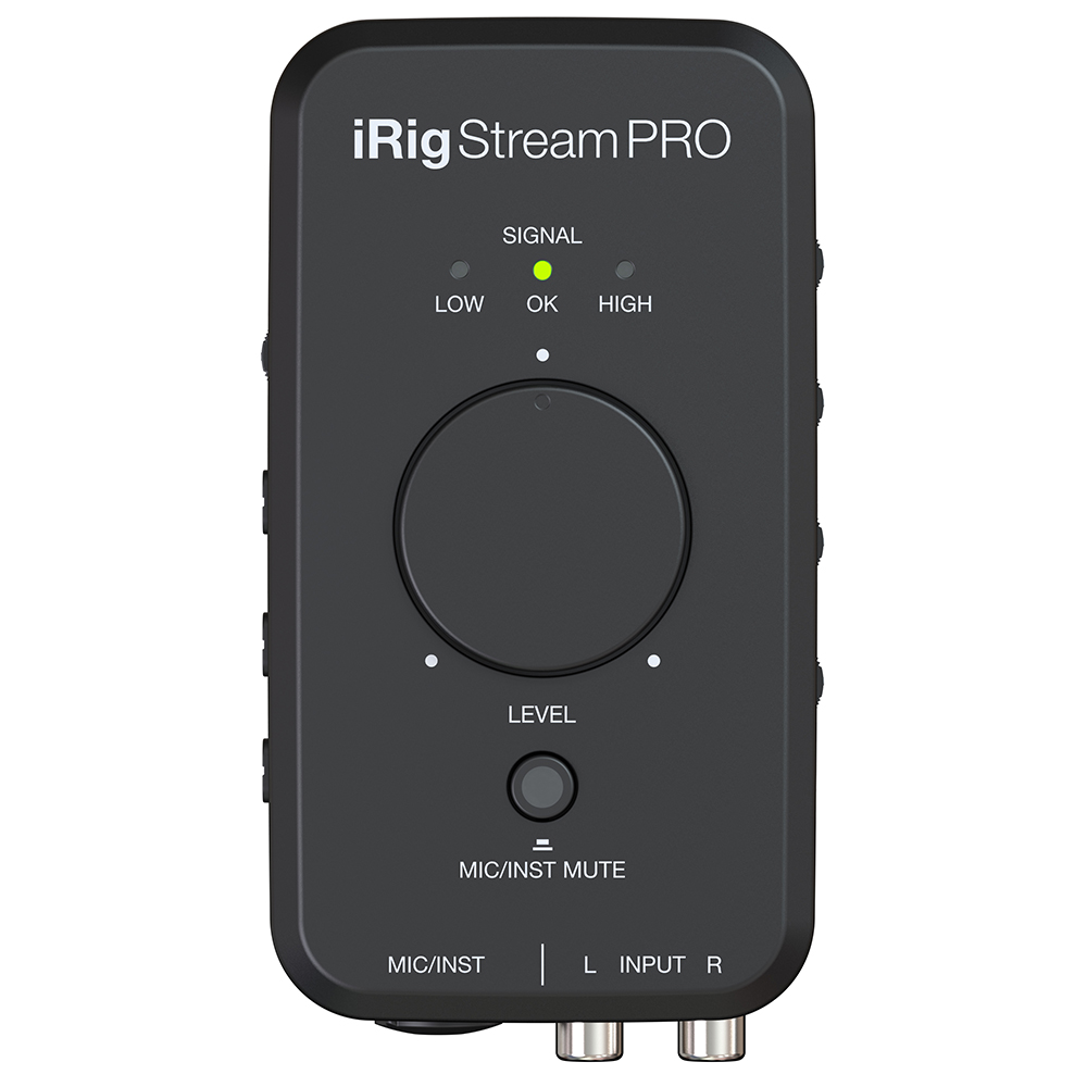 IK Multimedia iRig Stream Pro iPhone, iPad ve Mac/PC için Canlı Yayın Ses Kartı