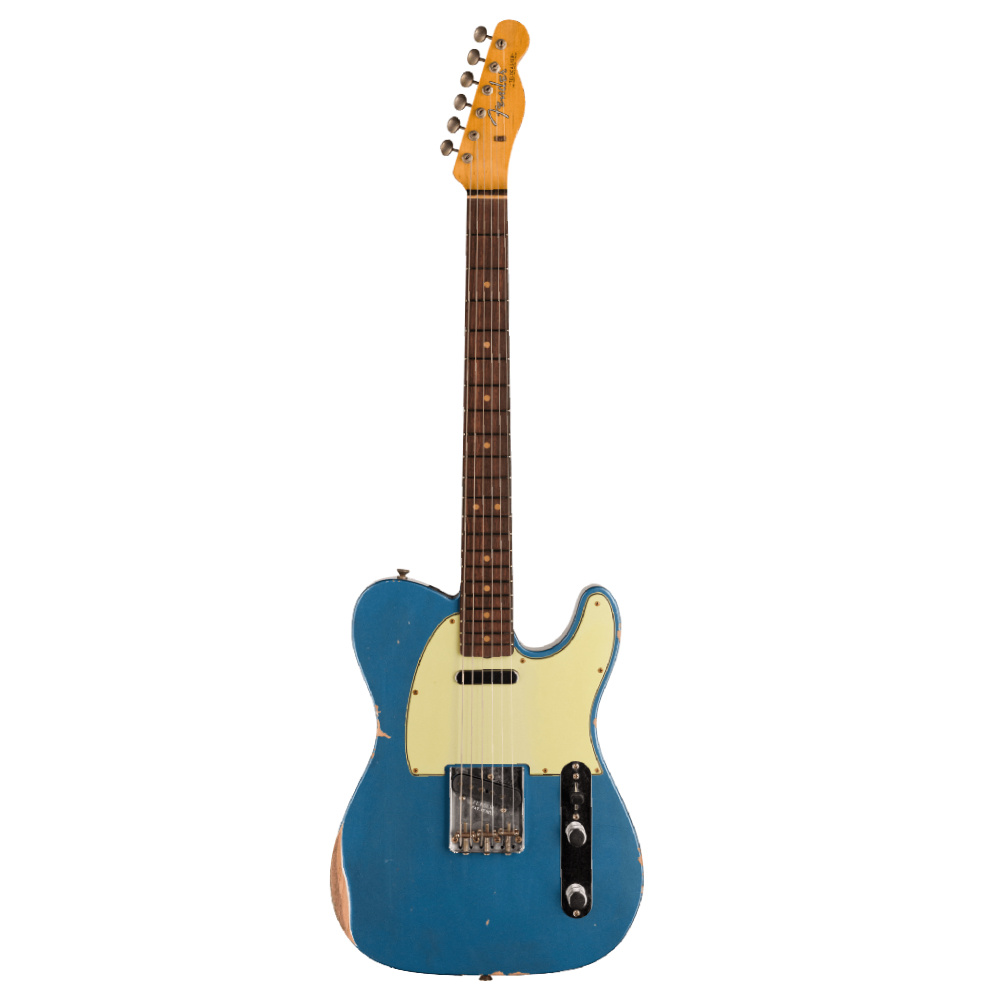 FENDER Custom Shop Limited Edition 1960 Telecaster Relic Gülağacı Klavye Aged Lake Placid Blue Elektro Gitar
