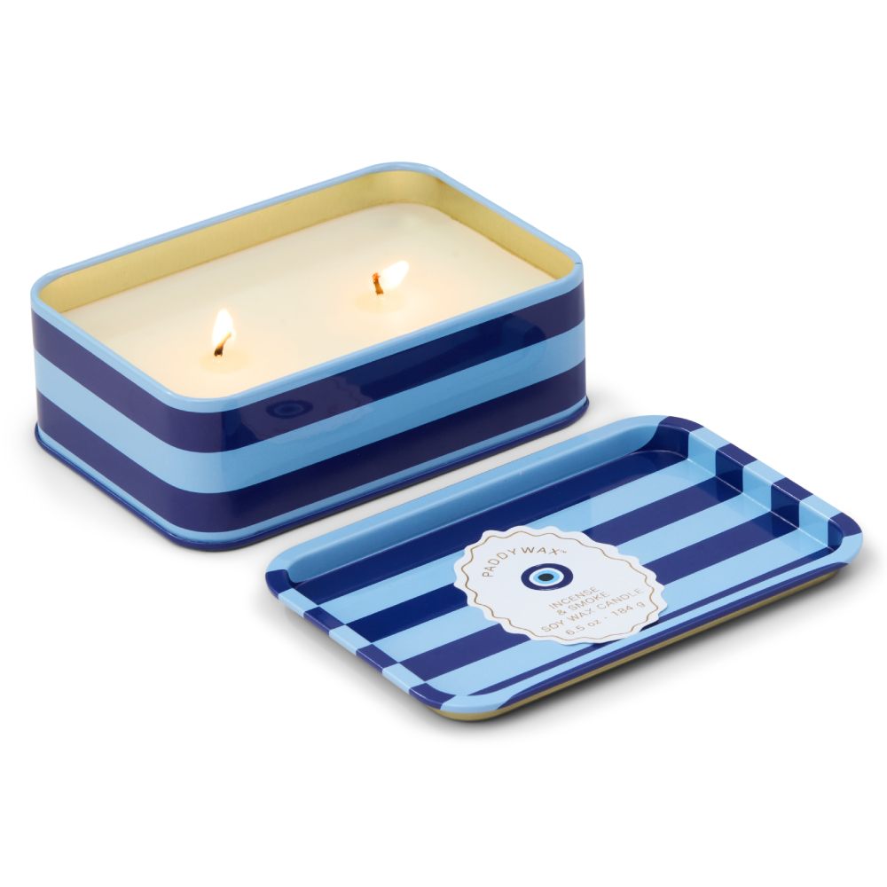 PADDYWAX Adopo Metal Kutulu Mum Göz Incense&Smoke 184 gr