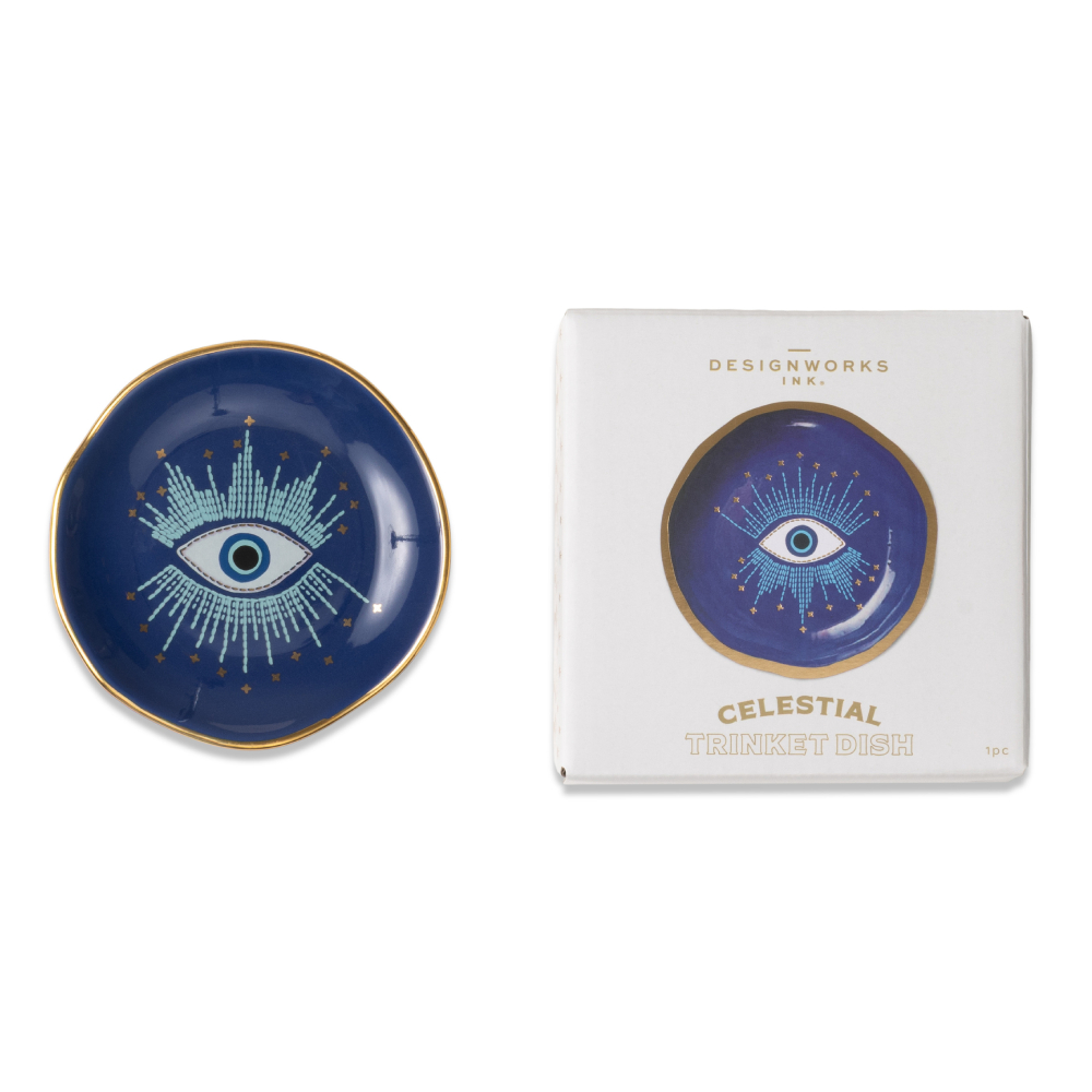 DESIGNWORKS INK Göz Figürlü Seramik Tabak