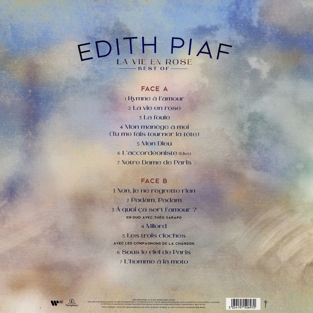 Édith Piaf - La Vie En Rose - Best Of