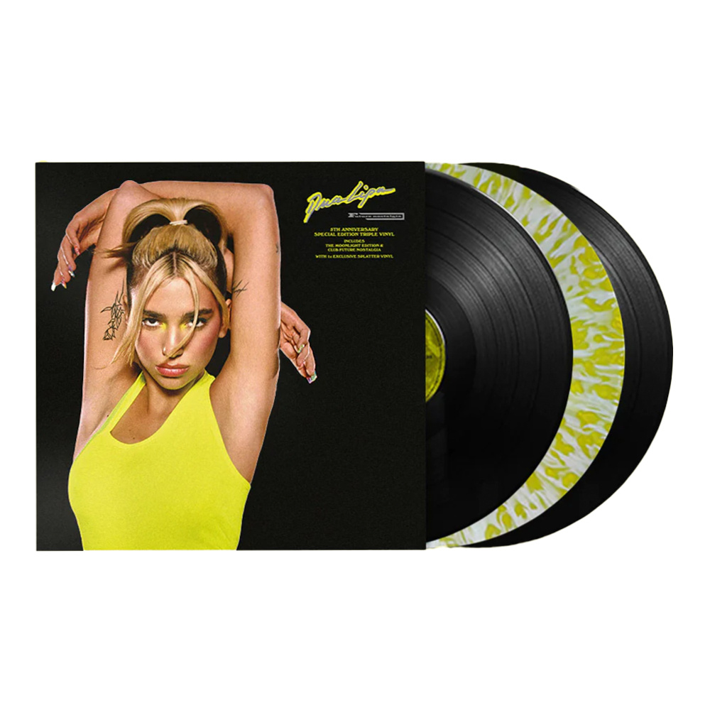 Dua Lipa - Future Nostalgia (5th Anniversary) (Special Edition - 1x Splatter / 2x Black Vinyl)