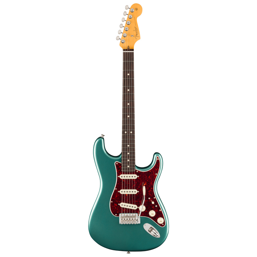 FENDER American Professional Classic Stratocaster HSS Gülağacı Klavye Faded Sherwood Yeşil Metallic Elektro Gitar