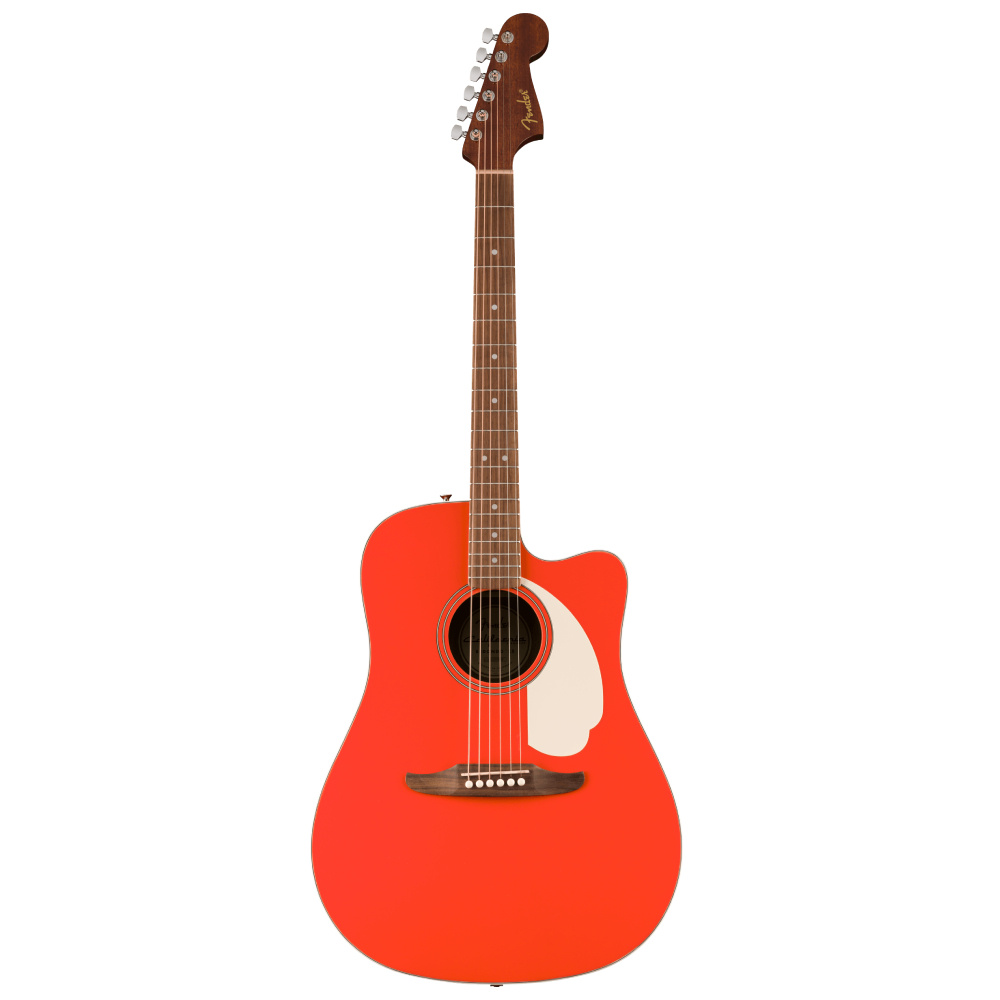 Fender California Standard Redondo CE Fiesta Red Elektro Akustik Gitar