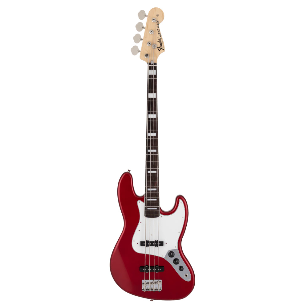 Fender Made in Japan Traditional 70s Jazz Bass Gülağacı Klavye Candy Apple Red w/Bag Bas Gitar