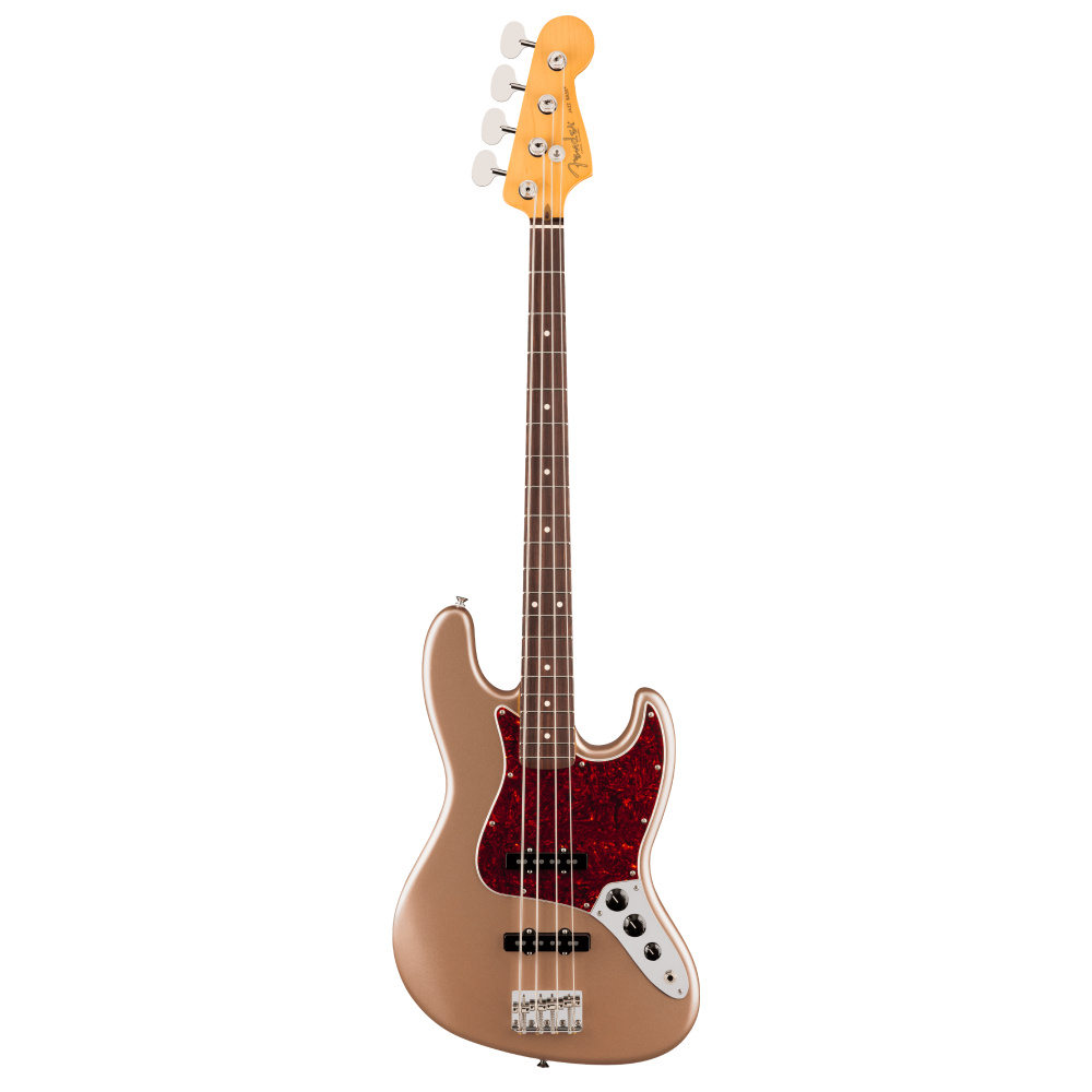FENDER American Professional Classic Jazz Bass Gülağacı Klavye Faded Firemist Gold Bas Gitar