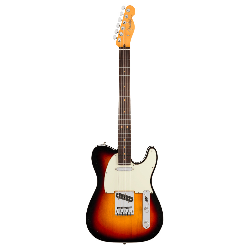 FENDER  American Ultra Luxe Vintage 60s Custom Telecaster Gülağacı Klavye 3 Ton Sunburst Elektro Gitar