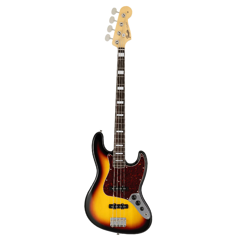 FENDER Made in Japan Traditional Late 60s Jazz Bass Gülağacı Klavye 3 Ton Sunburst w/Bag Bas Gitar