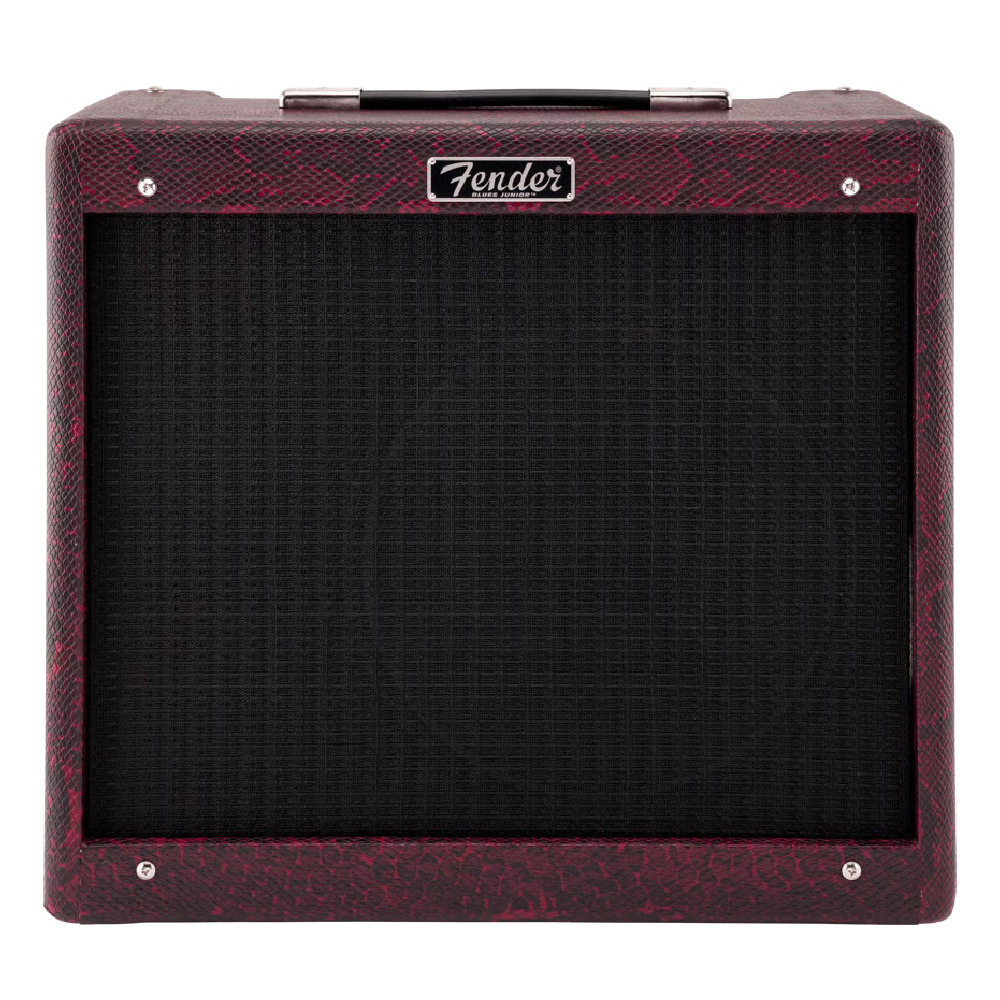 FENDER Limited Edition Blues Junior IV Red Snakeskin Texas Heat Elektro Gitar Amfisi