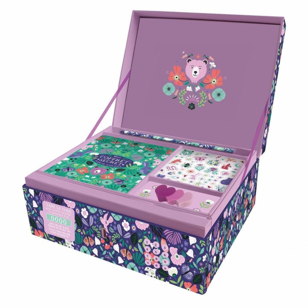 AUZOU Gizli Hazineler Kırtasiye Kutusu – Sticker, Defter ve Daha Fazlası