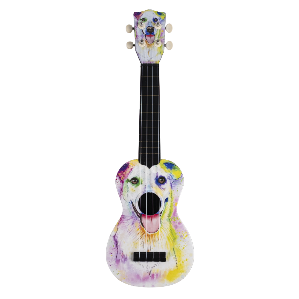 Karin Köpek Desenli Soprano Ukulele