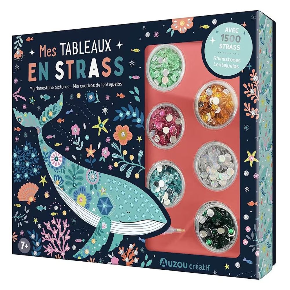 AUZOU Hayvanlar Dekorasyon Seti – Elmas Taşlı DIY El Sanatı