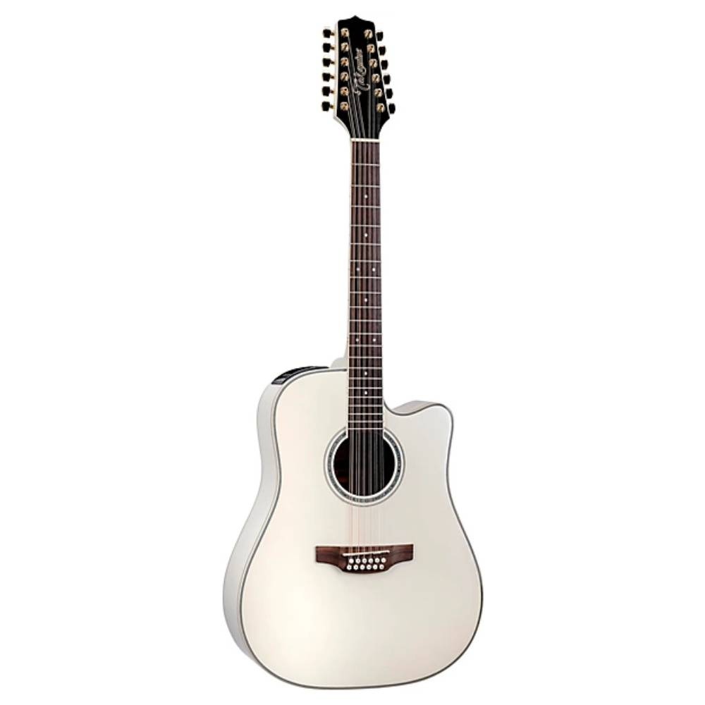TAKAMINE GB-GD37CE-12 PW Pearl White 12 Telli Elektro Akustik Gitar (Gigbag Dahil)