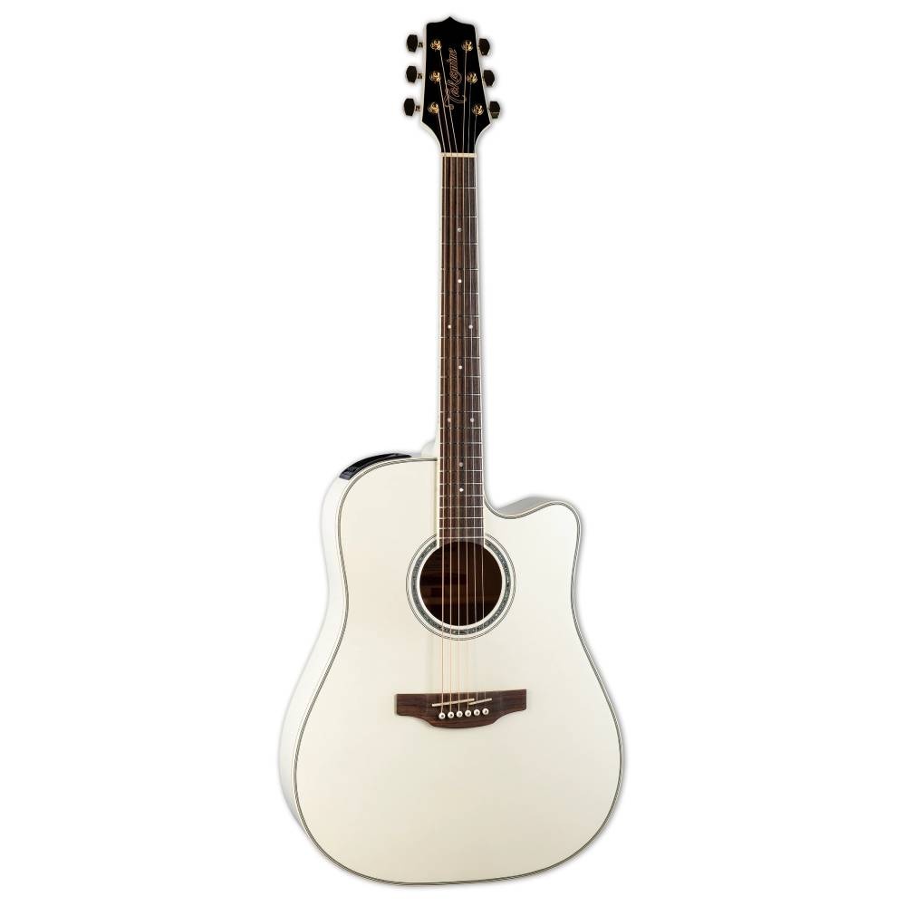 TAKAMINE GB-GD37CE PW Pearl White Elektro Akustik Gitar (Gigbag Dahil)