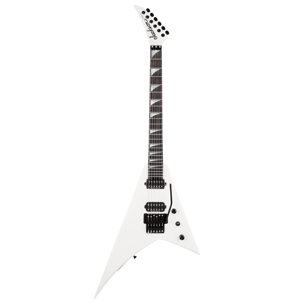 JACKSON American Series Rhoads RR24 Abanoz Klavye Snow White Elektro Gitar