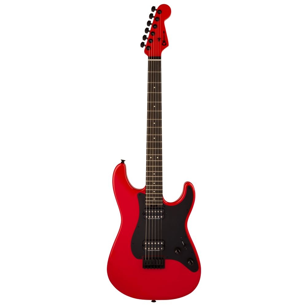 CHARVEL Pro-Mod Plus So-Cal Style 1 HH HT Sabit Köprü Abanoz Klavye Ferrari Red w/Bag Elektro Gitar