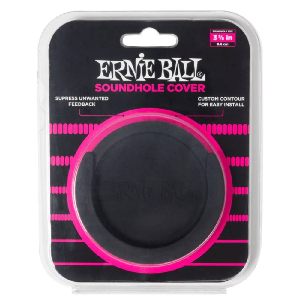 ERNIE BALL Akustik Gitar Ses Deliği Kapağı  3- 3/8