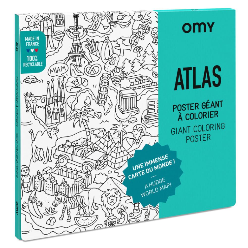 OMY Boyama Posteri - Atlas