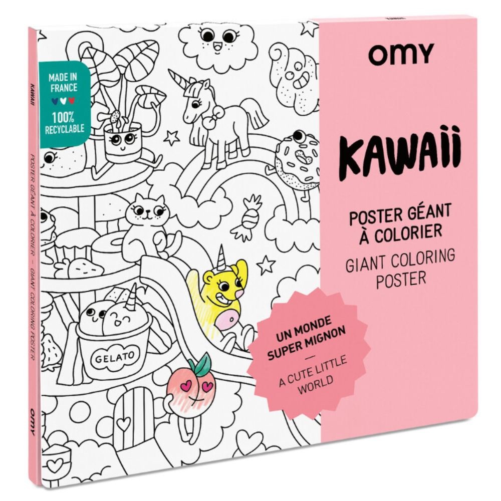 OMY Boyama Posteri - Kawai