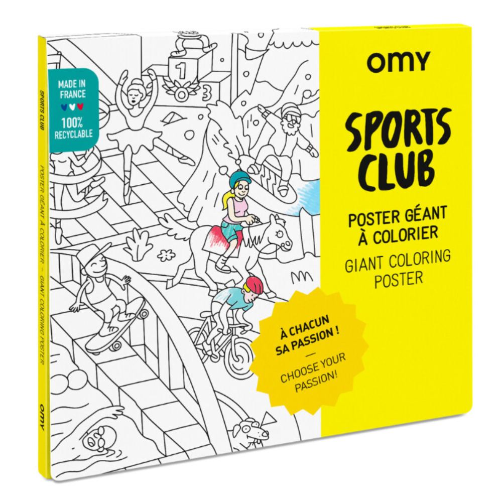 OMY Boyama Posteri - Sports Club