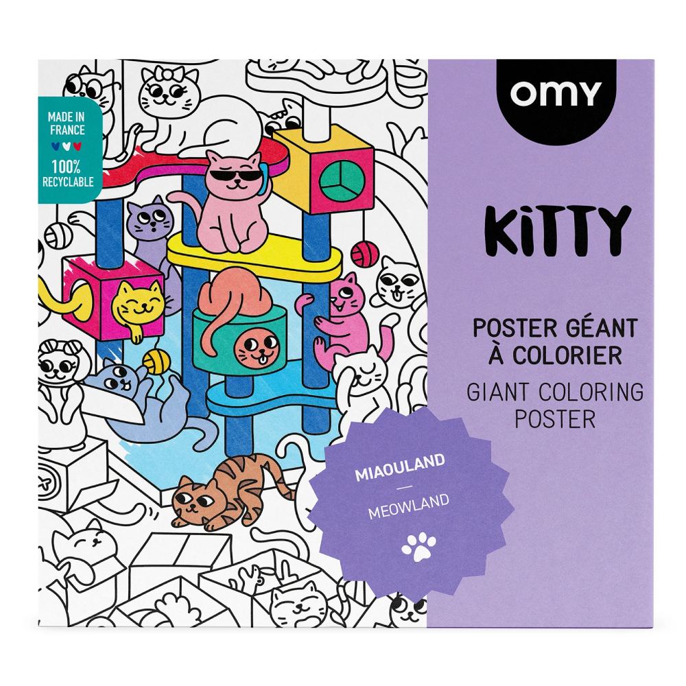 OMY Boyama Posteri - Kitty
