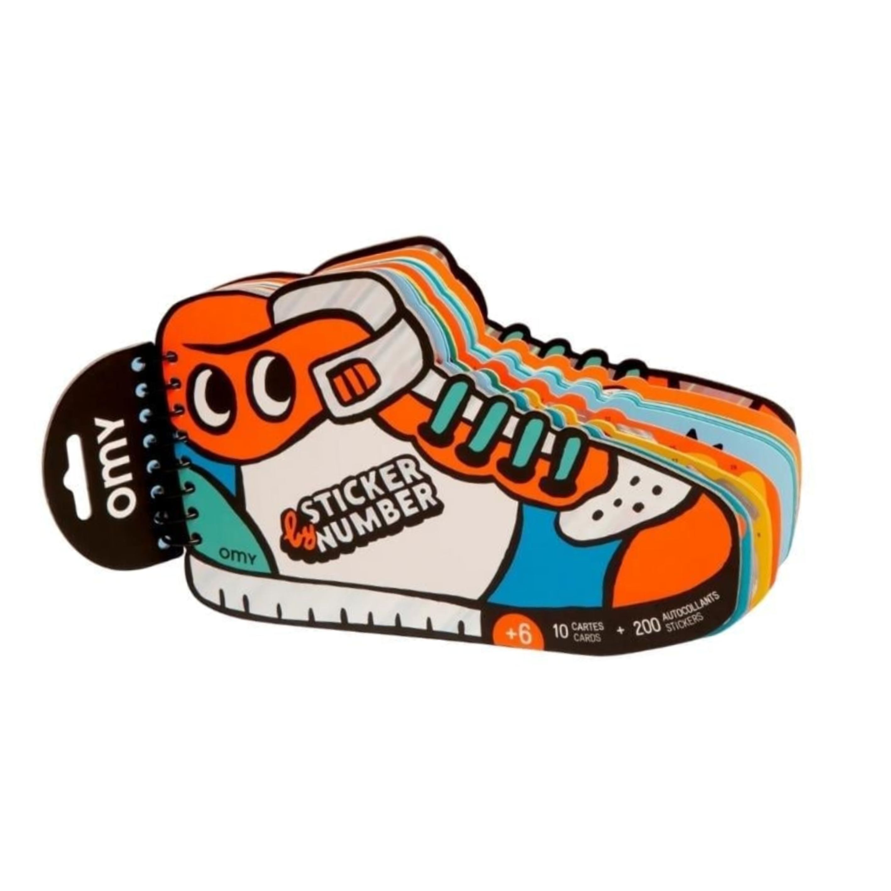 OMY Sticker By Number Not Defteri - Street