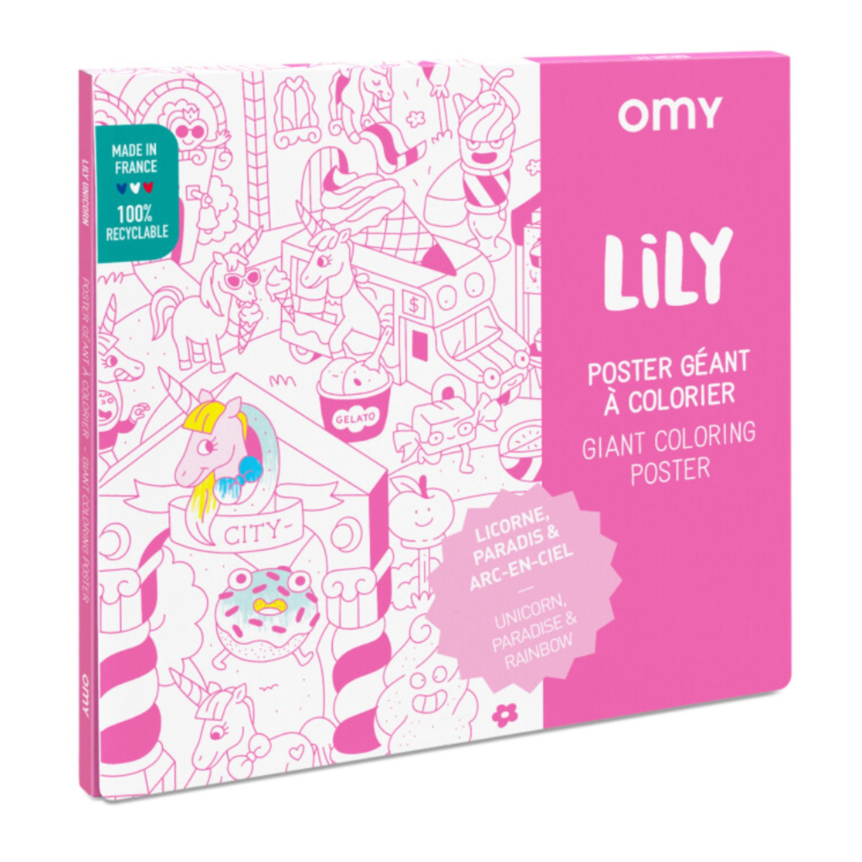 OMY Poster & Stickers - Lily