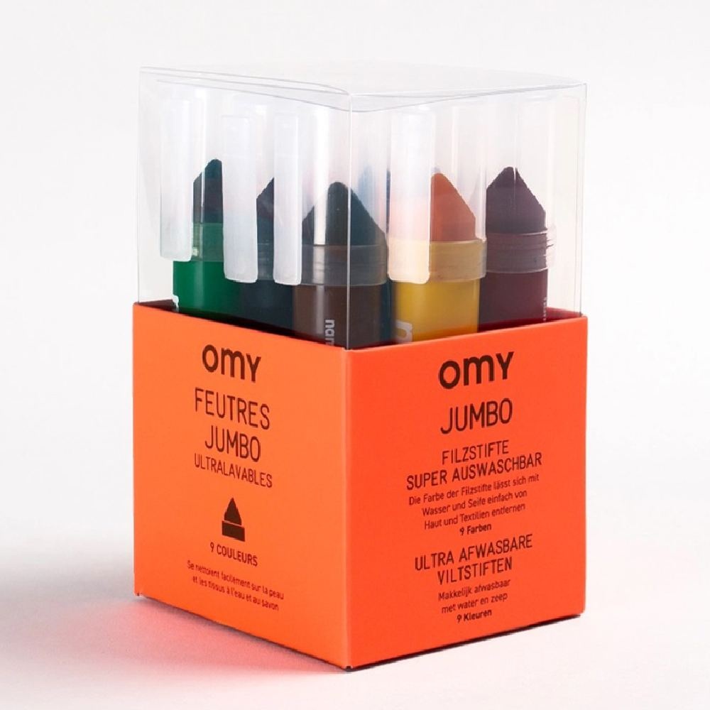 OMY 9 Adet Jumbo Markers Kalemler