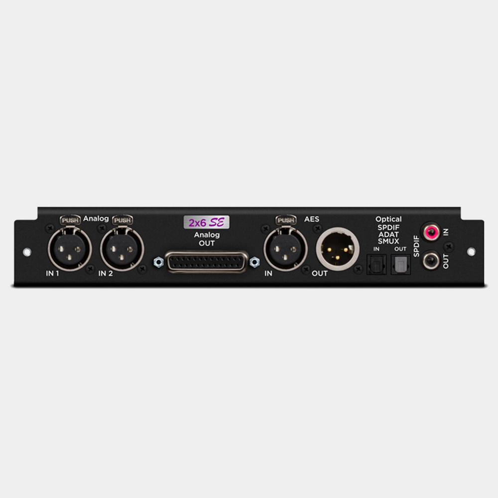 APOGEE 2X6SE Symphony I/O MKII için 2X6 I/O Modül Kartı (2-XLR, DB25 Connector, AES, Optical, SPDIF)