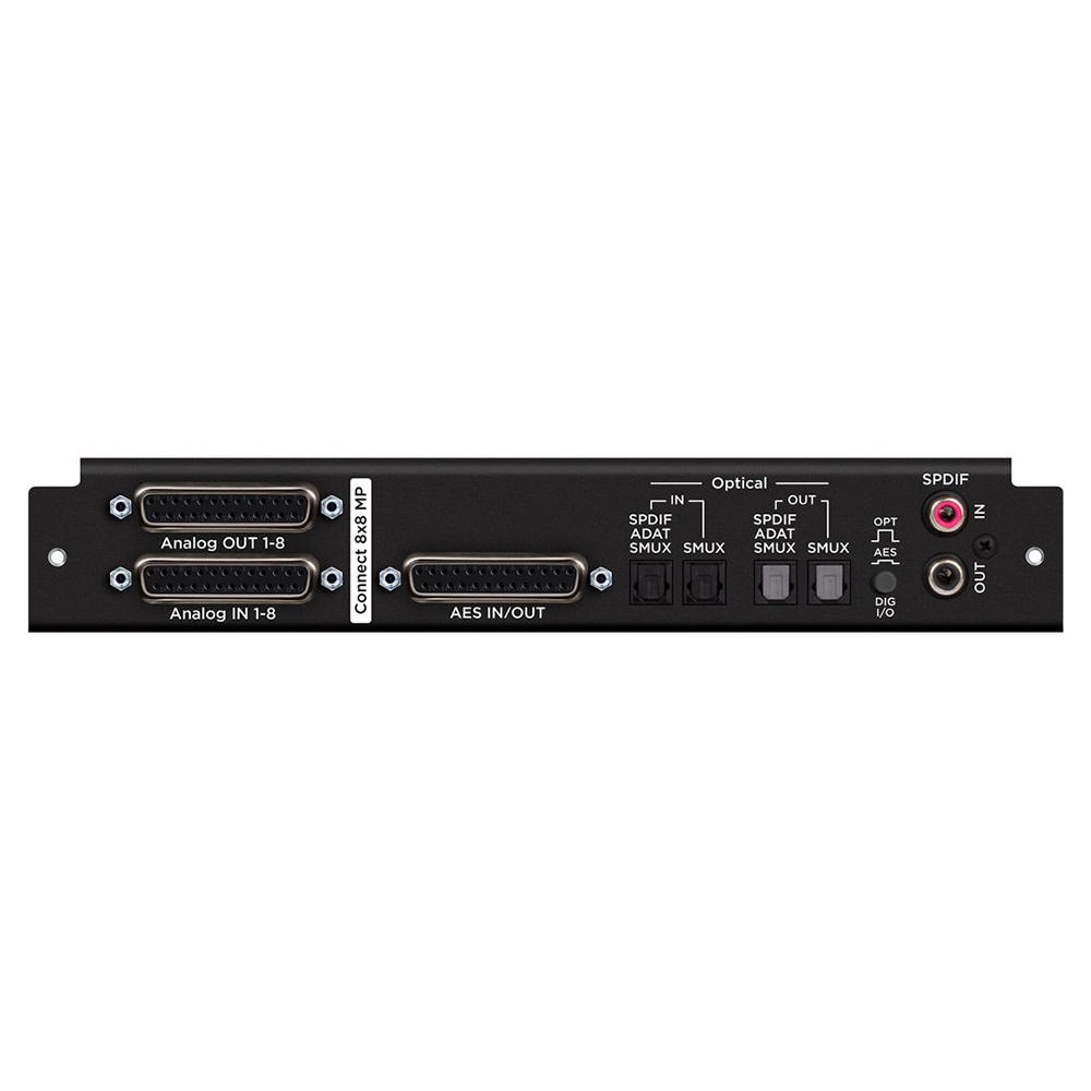APOGEE CONNECT-8X8 MP Symphony I/O MKII için 8X8 Mic/Line I/O Modül Kartı (2 DB25 Connectors, AES, Optical, SPDIF)